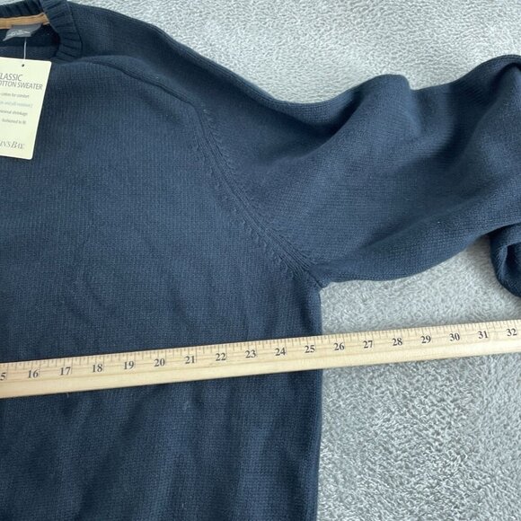 St. Johns Bay Classic Cotton Sweater Black XL Mens NWT 5438 - Picture 7 of 9